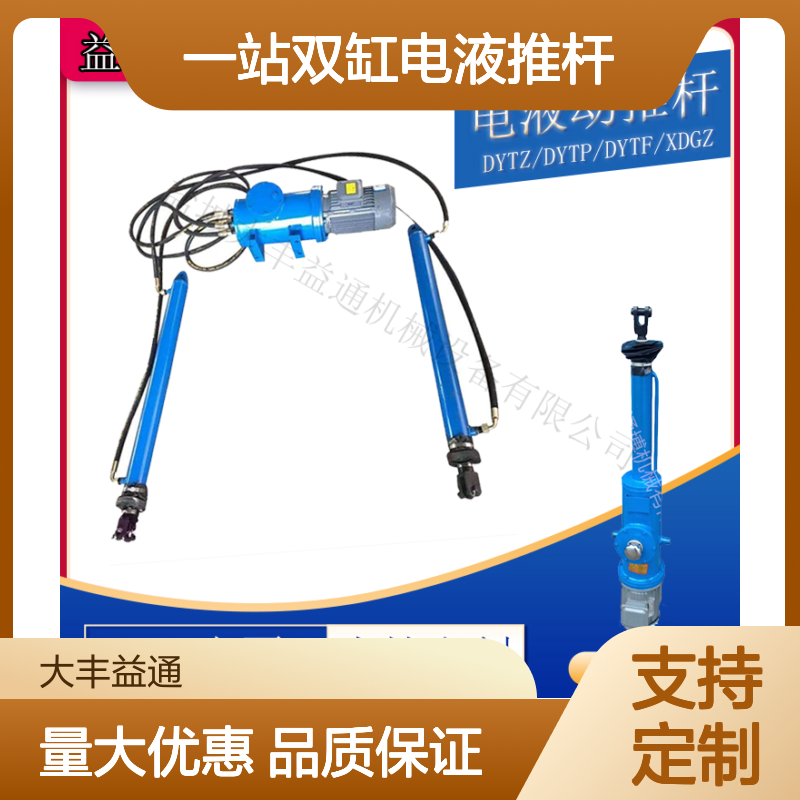 DYTF2000-1000一站双缸电液推杆 简易操作 过载保护