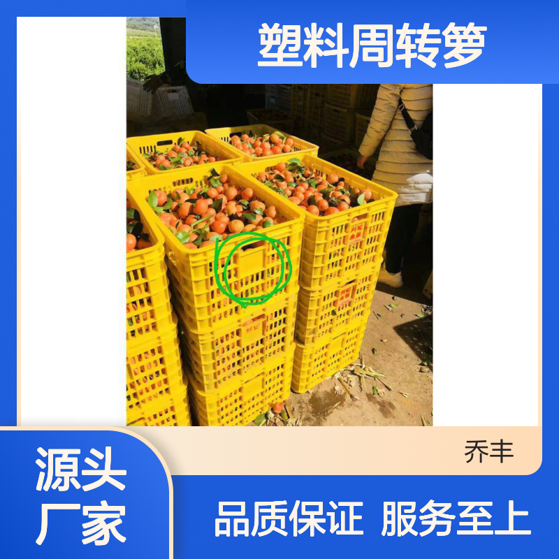 乔丰塑料周转箩 多规格可选 质轻坚固 美观耐用
