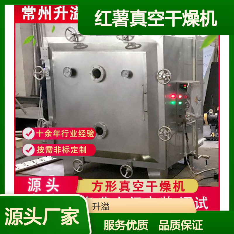 升溢方形红薯真空干燥机 静态干燥 热效率高 运转平衡