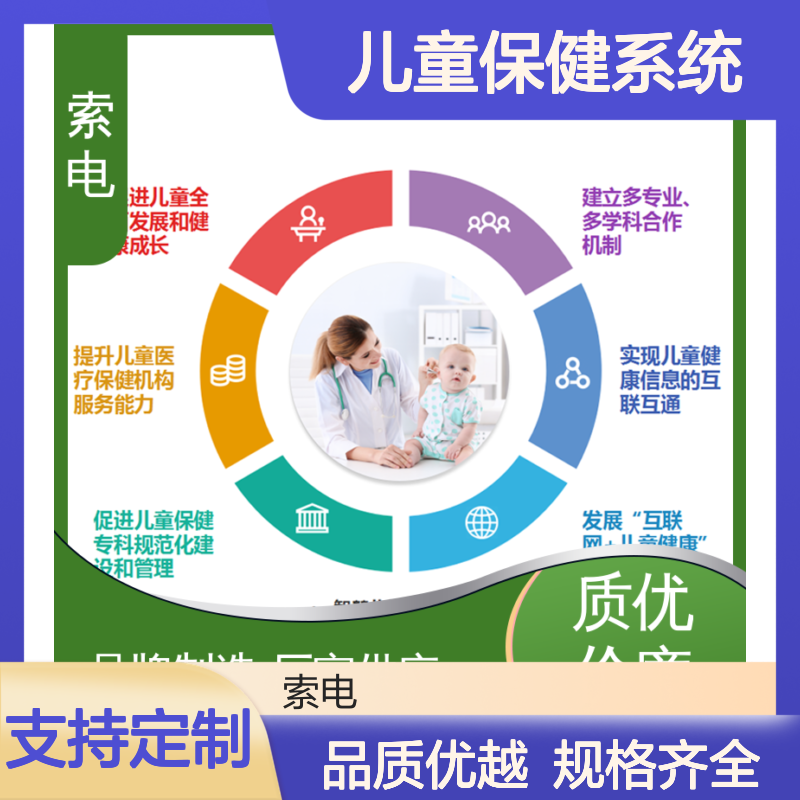 立体C型机身 儿童保健系统 设计界面卡通化 索电
