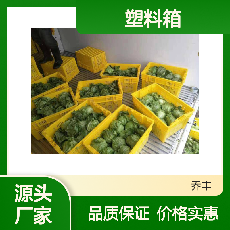 乔丰塑料箱 全新料耐摔型 规格多样 破损包赔 食品级材
