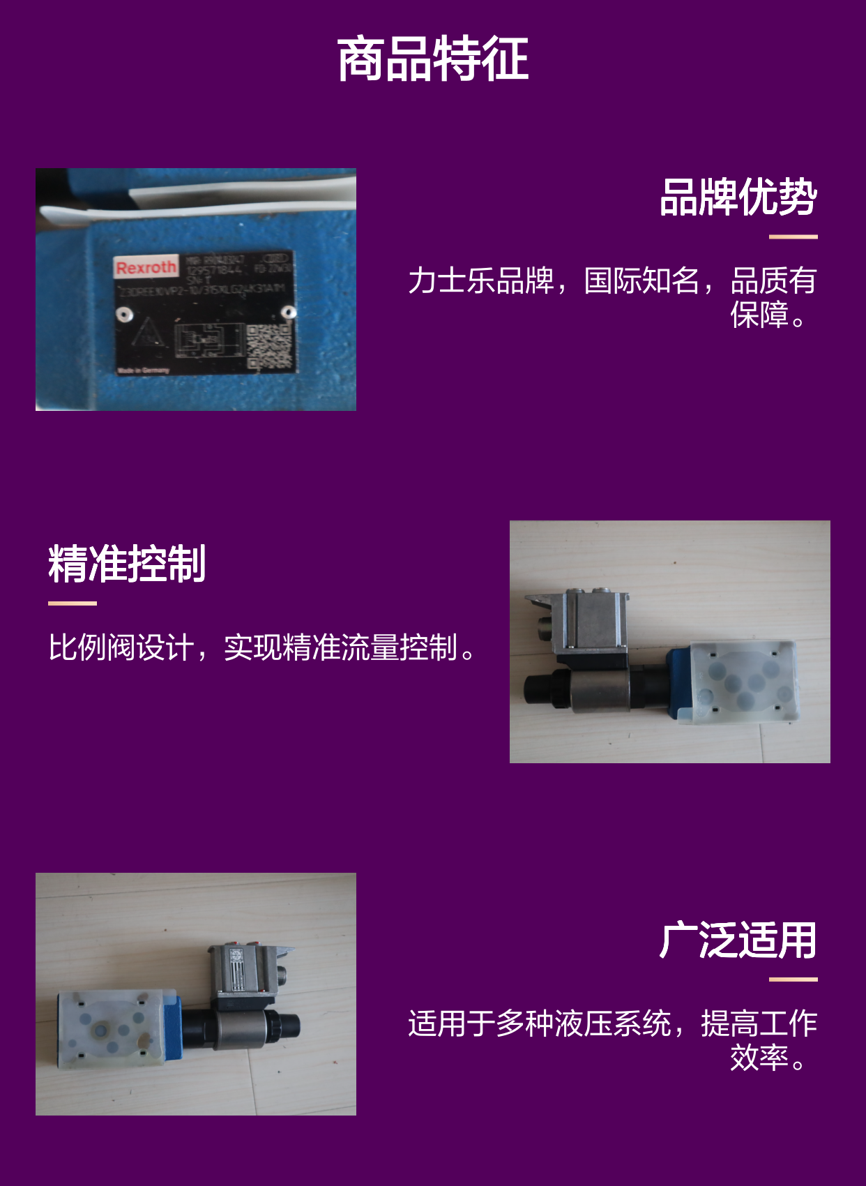 R901483247 Z3DREE10VP2-1X/315XLG24K31A1M 力士乐REXROTH比例阀