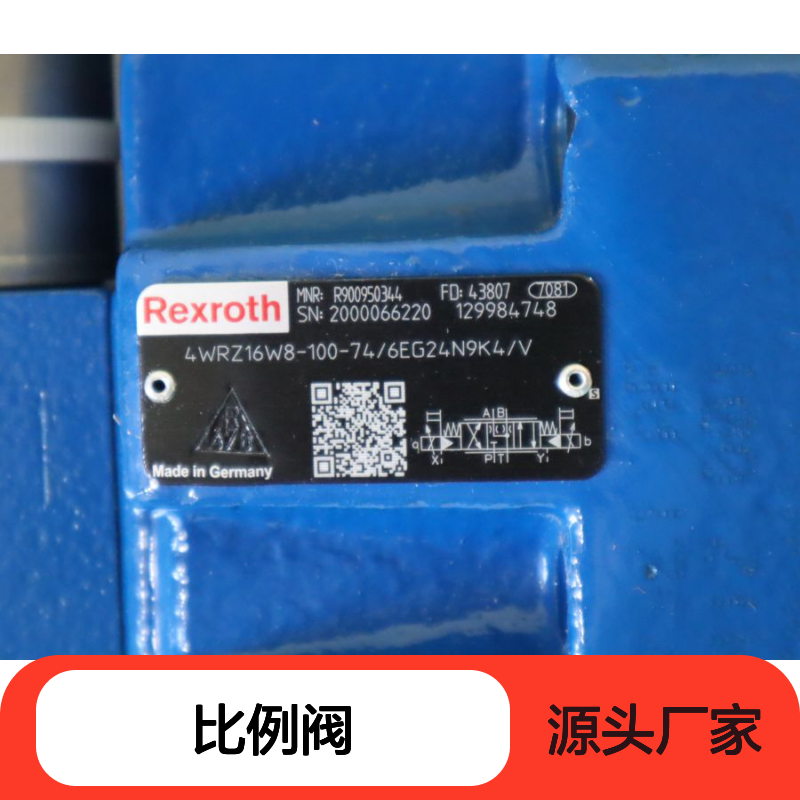4WRZ16W8-100-74/6EG24N9K4/V R900950344 德国力士乐REXROTH比例阀