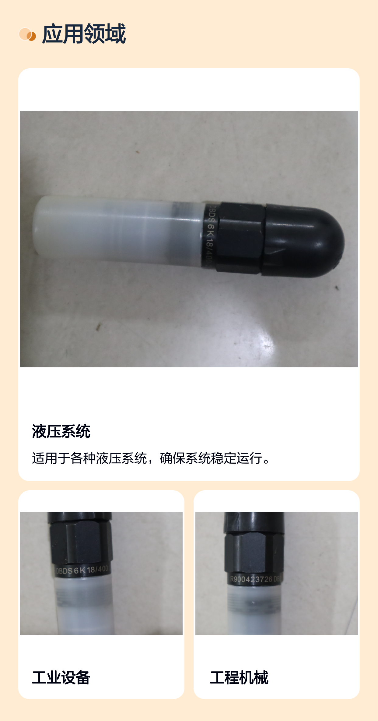 R900423726 DBDS6K1X/400 DBDS6K18/400 德国力士乐REXROTH溢流阀