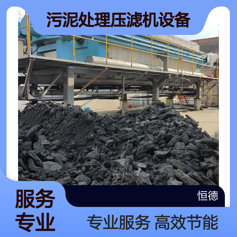 恒德环保 污泥处理压滤机设备出租 洗砂厂洗煤厂化工厂污泥固液分离