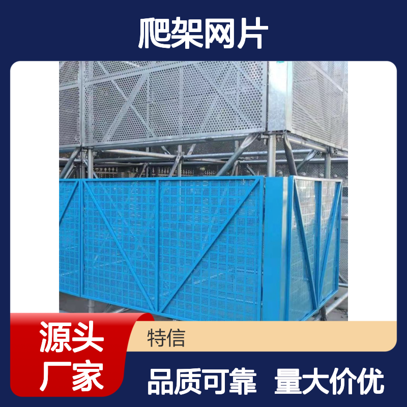 广东爬架网生产厂家 网爬架 爬架网片多少钱一片 特信 大量现货