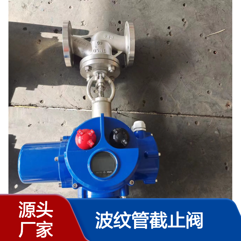 博尔加长杆波纹管截止阀 法兰连接 CT4防爆WJ941H-40C DN350