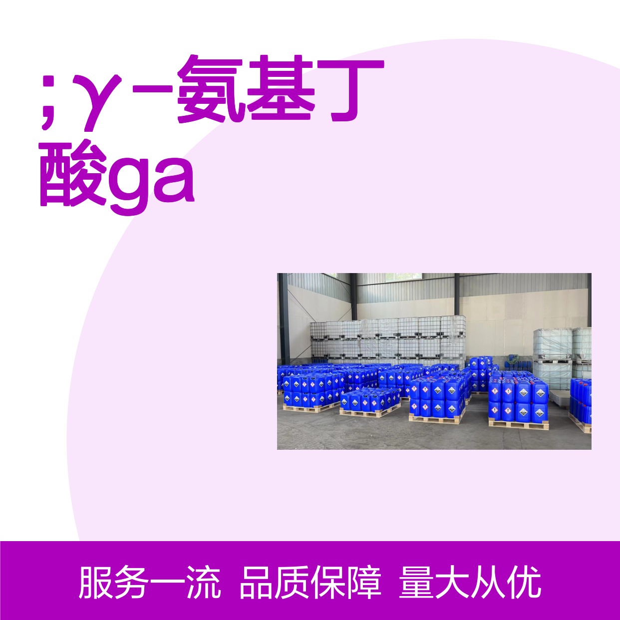 宝欣生物56-12-2 γ-氨基丁酸GABA98%含量白色晶体粉末营养强化剂