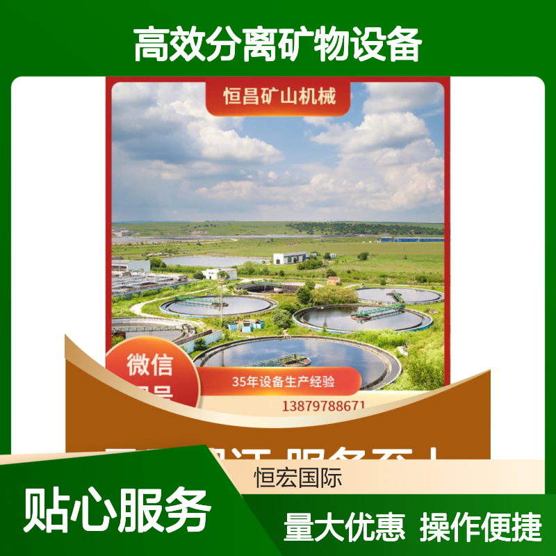 全套矿山机械定制高效分离矿物设备 满足多样选矿需求