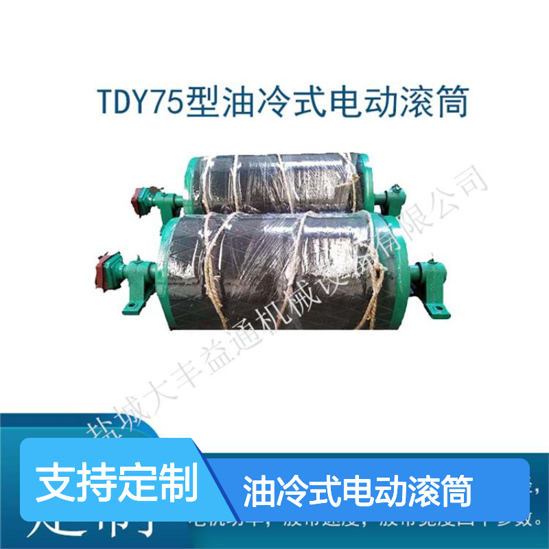 益博通15kw油冷式电动滚筒TDY75型380V定制加工