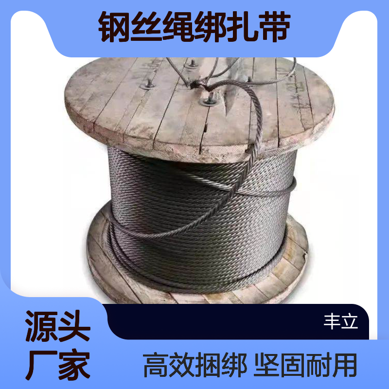 丰立 建筑工程起重钢丝绳绑扎带外架捆绑油性 光面