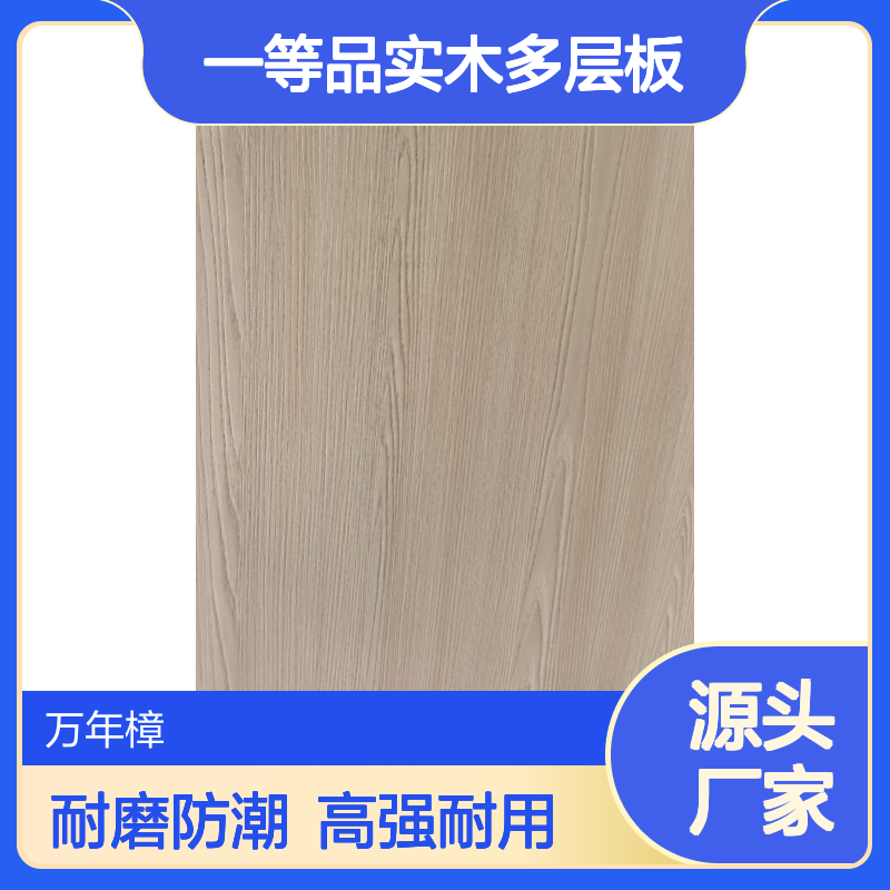 万年樟一等品实木多层板 耐磨防潮 UV漆面 高强度