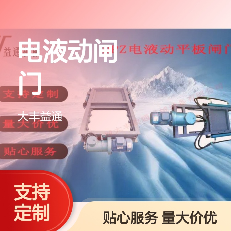 DPZ-60电液动闸门 一站双缸 带油管 启闭灵活 操作方便