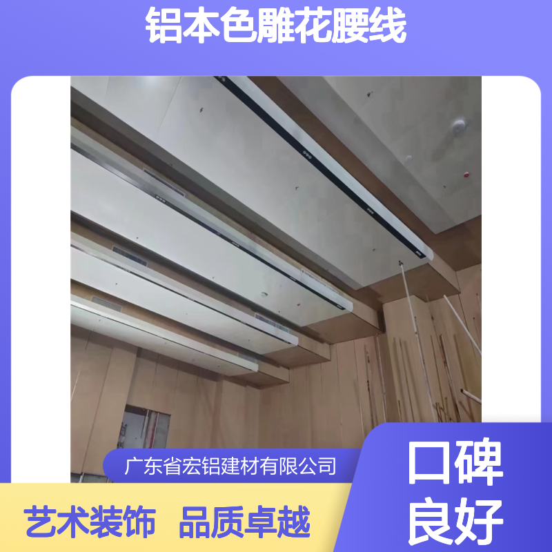 铝本色雕花腰线：现代家居中的优雅艺术线条 施工配件 加强筋