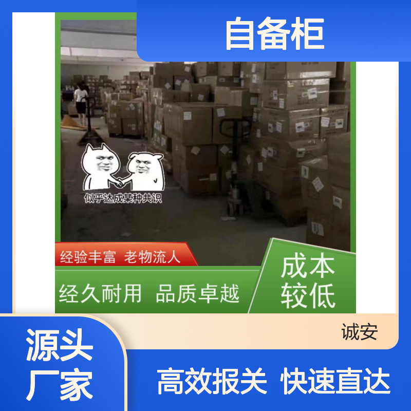 诚安物流40尺自备柜东莞到广州出口报关半天到