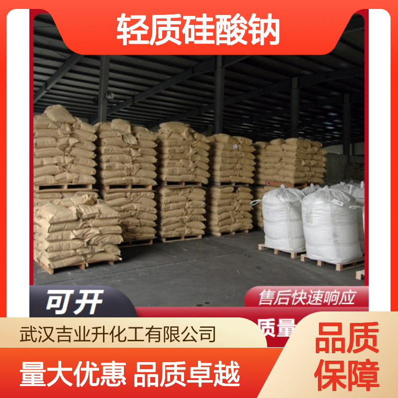 精选产品 白色颗粒 轻质硅酸钠 1344-09-8 铸造粘结剂 造纸填料