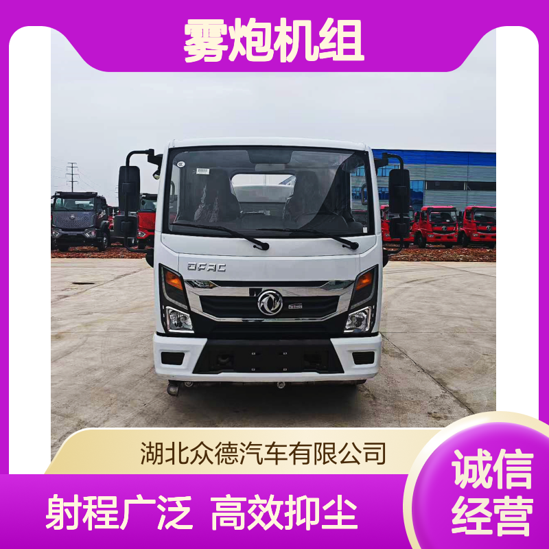 东风多利卡蓝牌5吨方抑尘车 雾炮机组可定制 射程可选30至60米