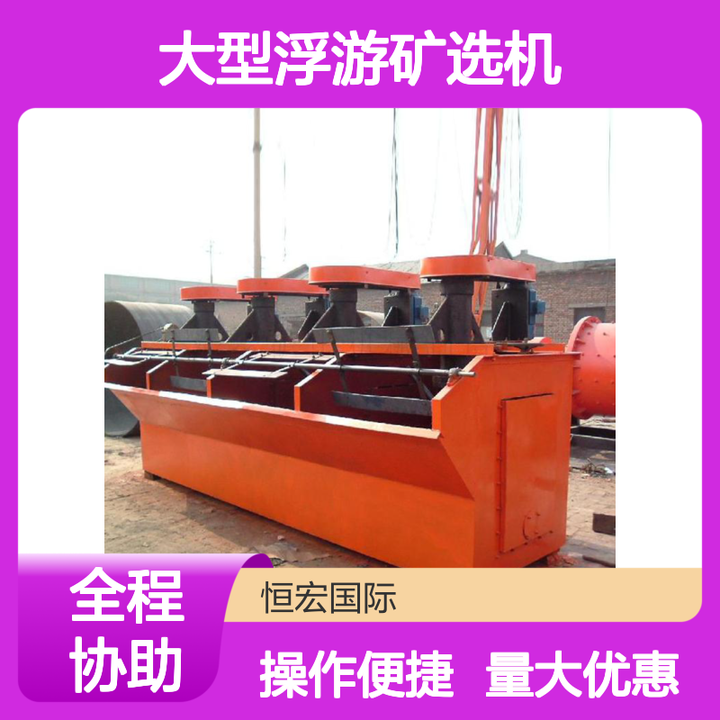 恒宏机械 XJK型叶轮搅拌 大型浮游矿选机 可变频选金矿设备