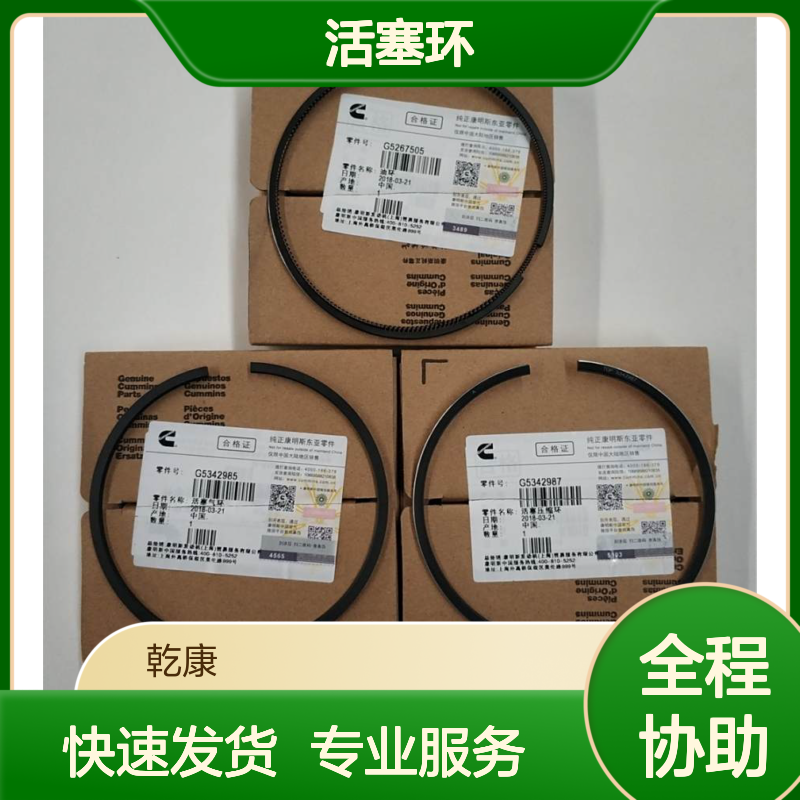 徐工GR300A平地机专用 康明斯QSL9发动机活塞环4376553 纯正配件