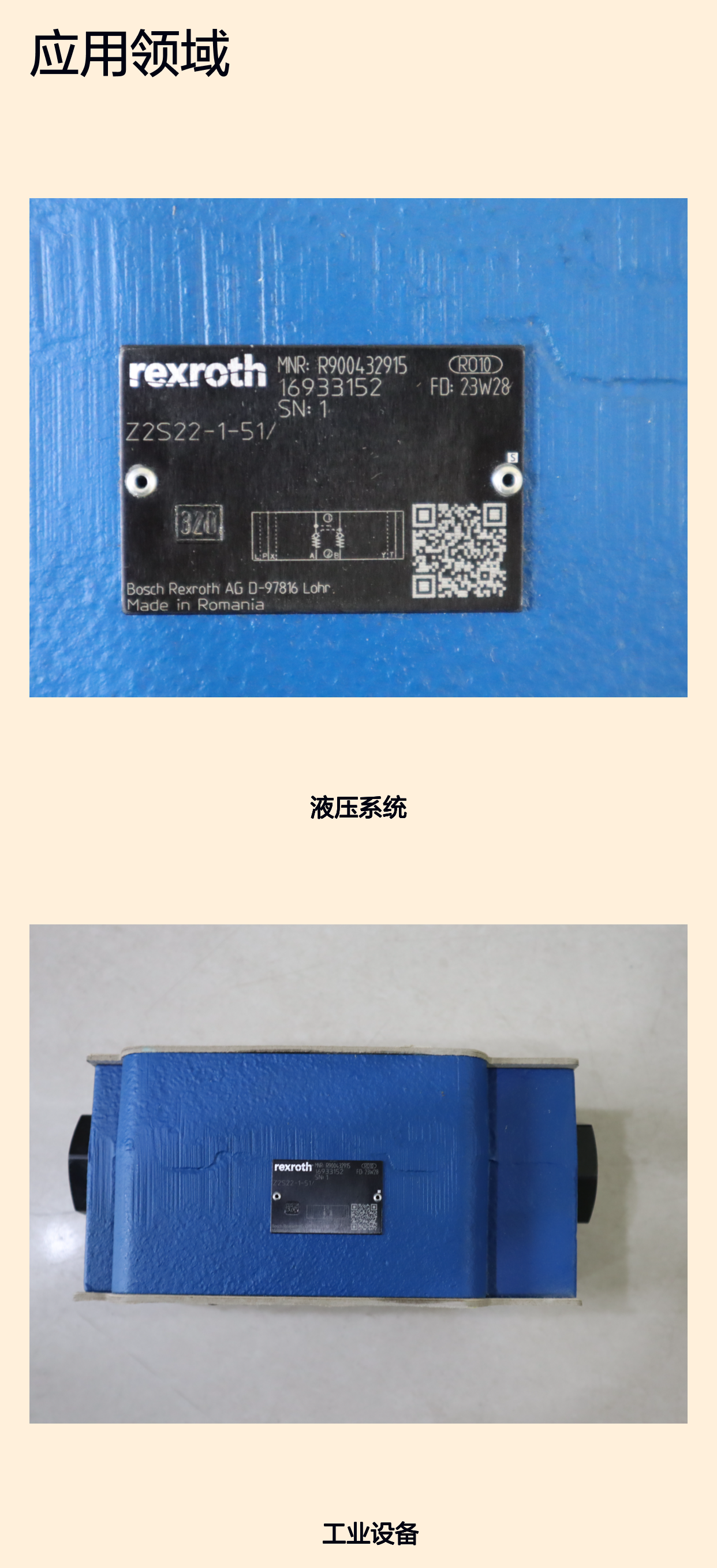 力士乐REXROTH单向阀Z2S22-1 铸铁材质德国进口
