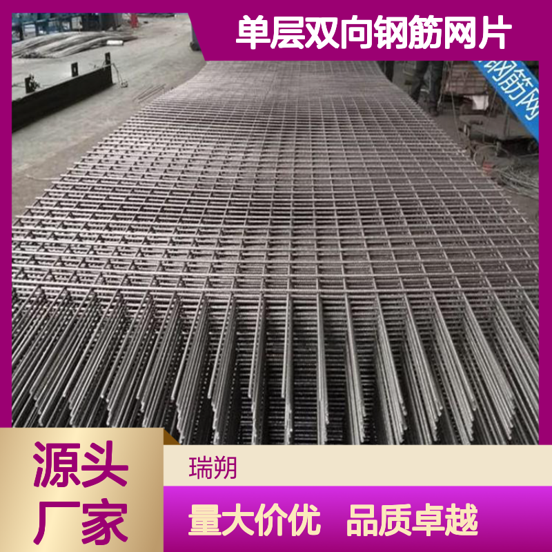 铁丝网格网片 单层双向钢筋网片 三级钢筋网片 福建网片厂家 特信 生产厂家