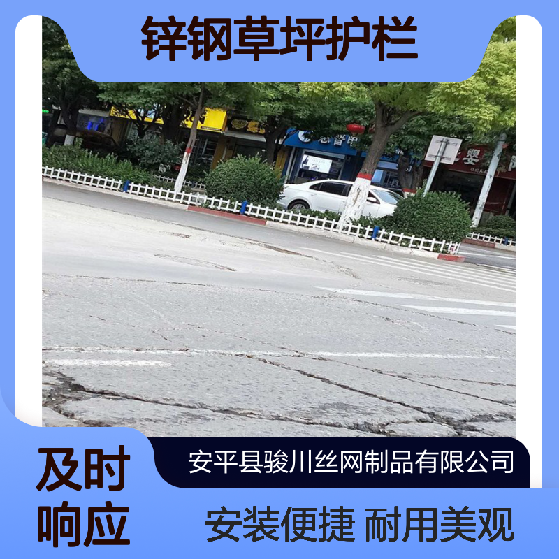 锌钢草坪护栏 绿化带PVC塑钢围栏 学校幼儿园花坛花园铁艺篱笆栅栏