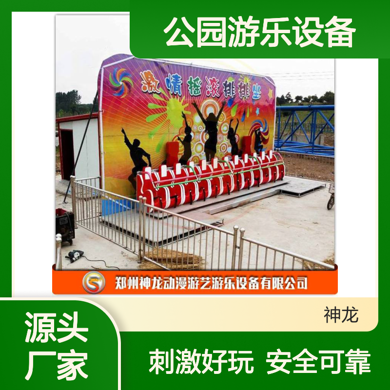 神龙游乐供应 刺激好玩的公园游乐设备 摇滚排排座