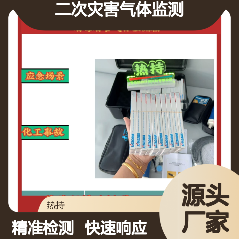 突发事件后的二次灾害气体监测P-51-Ⅱ气体定性检测管检测箱