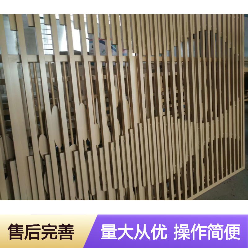 高光银色金属幕墙板 雕花铝板 建筑外墙装饰 现代感强视觉效果