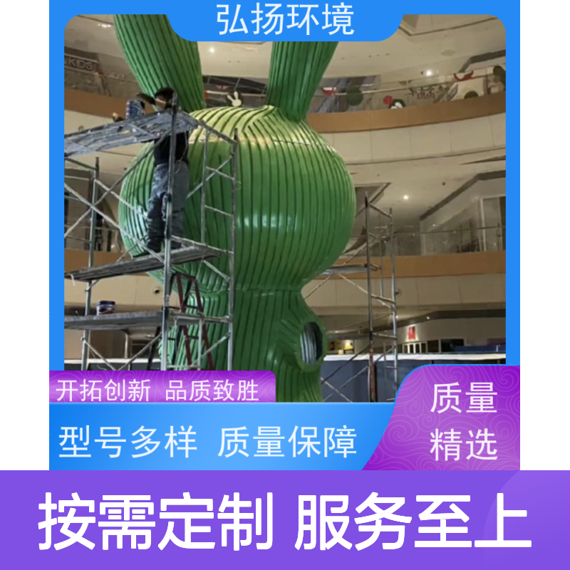 弘扬 玻璃钢雕塑 广场公园大型艺术摆件 人物景观装饰雕塑