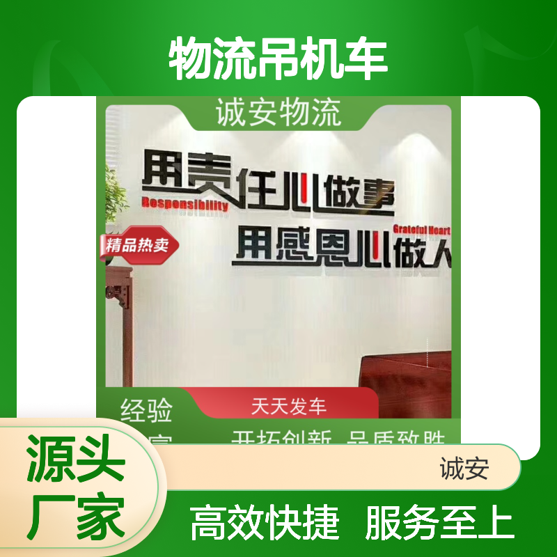 诚安物流吊机车进出口报关商检效率好天天发车