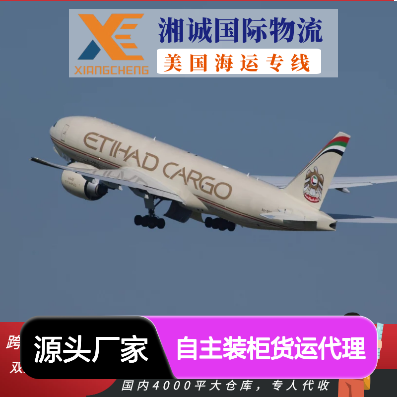 湘诚物流 自主装柜货运代理 美国海运专线 限时达安全高效