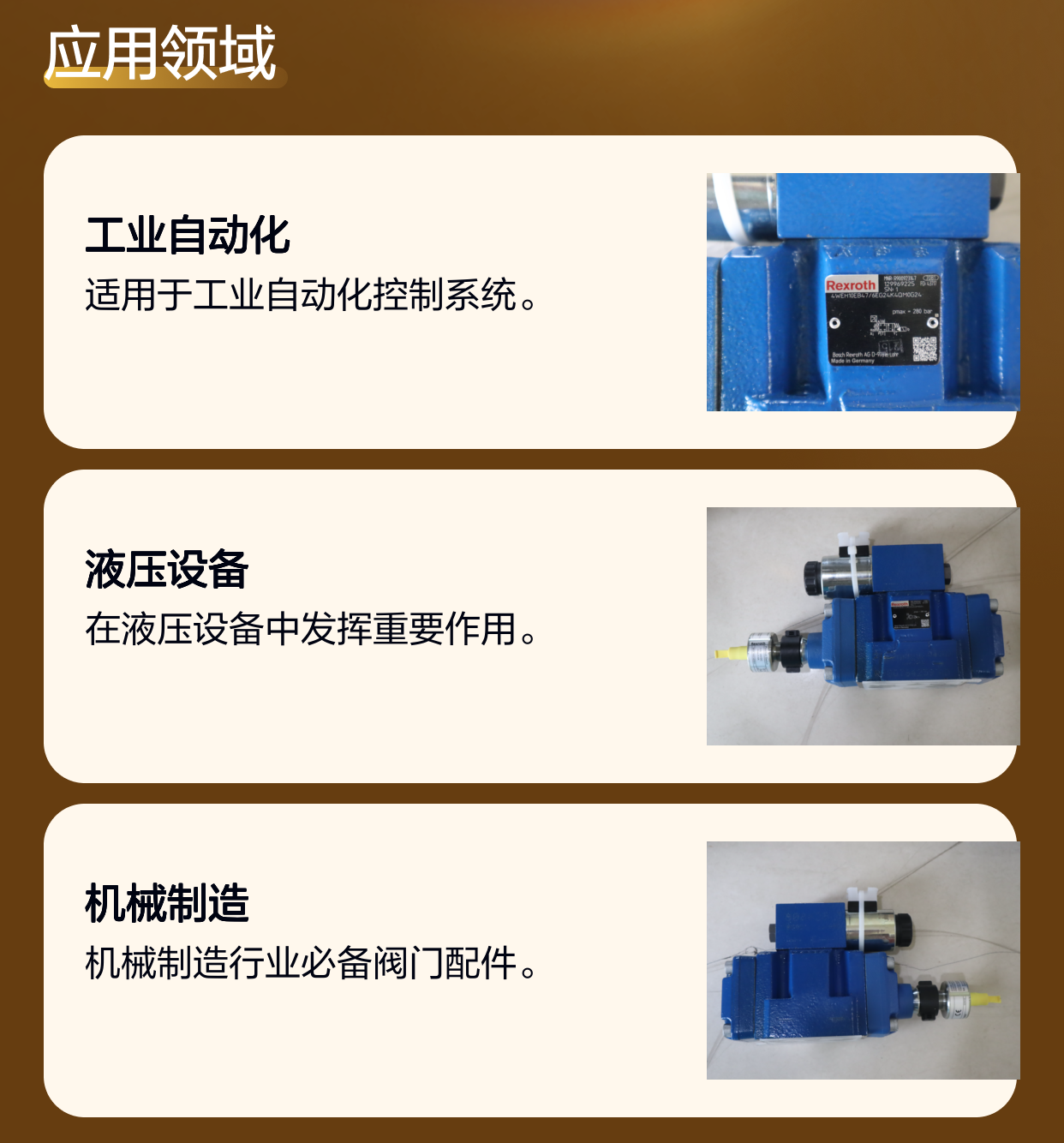 德国力士乐REXROTH蓝色铸铁电液阀R900923147