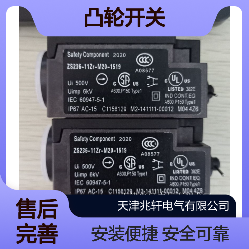 SRB-NA-R-C 15-24V一站式供应凸轮开关 安全锁易安装