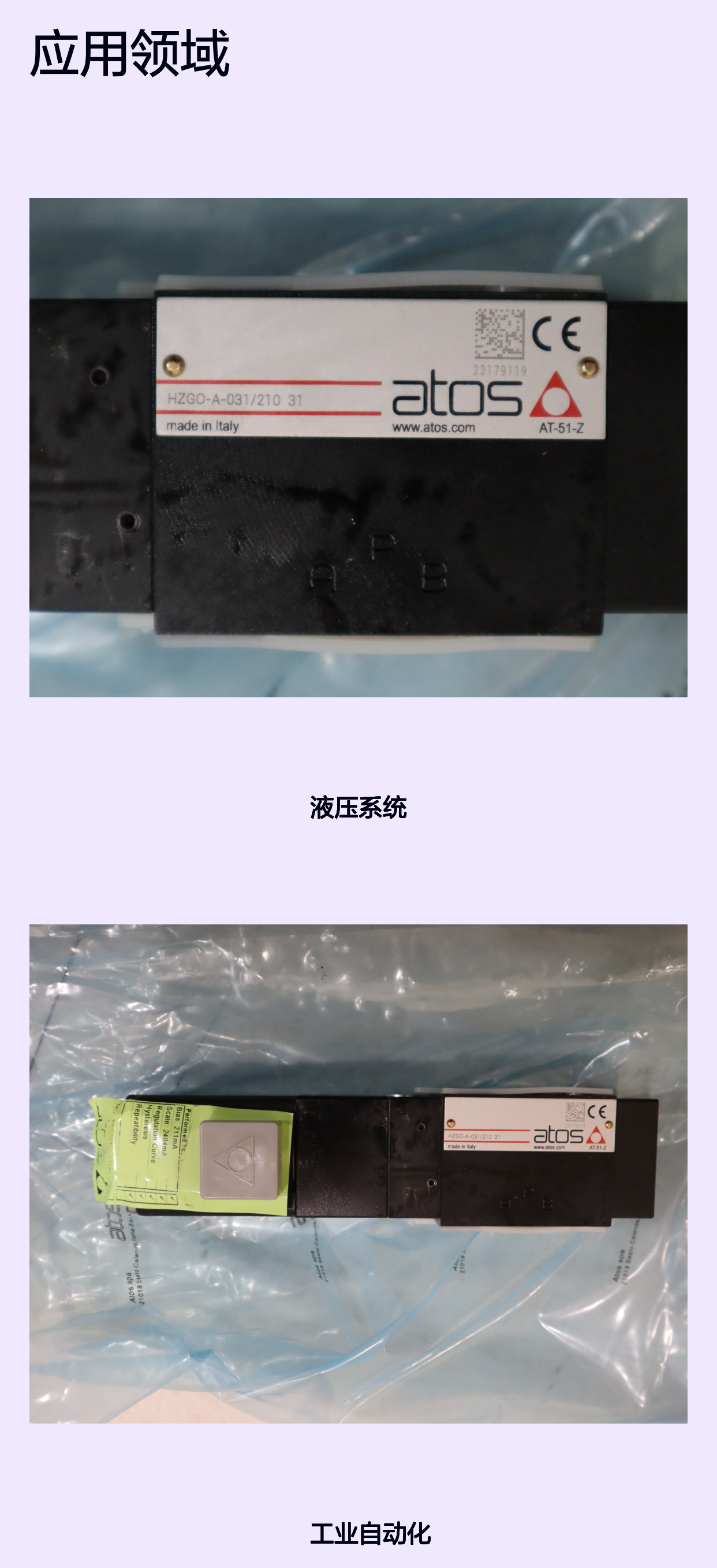 HZGO-A-031/210 31 AT-51-Z 意大利阿托斯ATOS比例阀