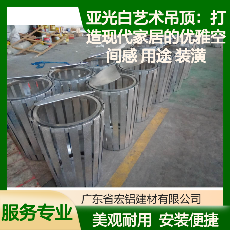 亚光白艺术吊顶金属墙板 现代家居商业空间装潢的理想之选