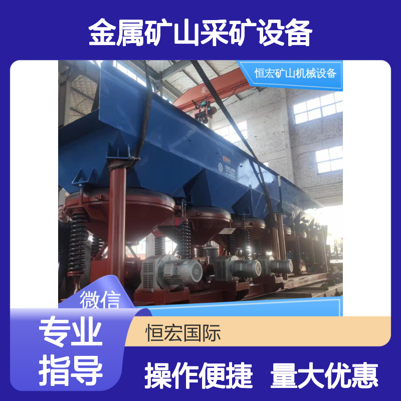 恒宏机械 复合型跳汰机 单双动力设计 金矿采选工艺专用设备