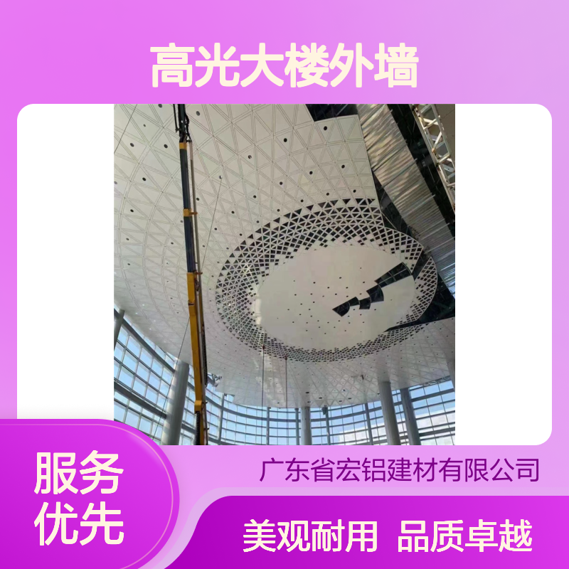 高光大楼外墙：闪耀都市天际线的现代光影艺术 形状 雕花