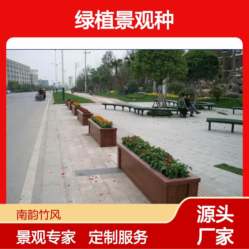 绿植景观种植 承接各种花箱定制 植物搭配设计栽种植物造景 庭院花园