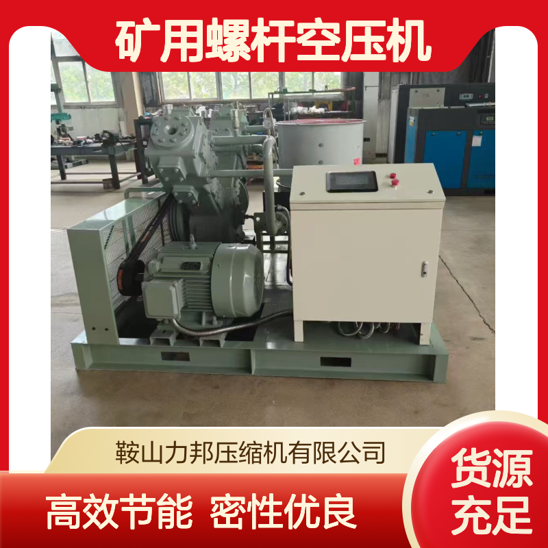 无油润滑LPG压缩机 油田天然气压缩 力邦 气密性好 矿用螺杆空压机