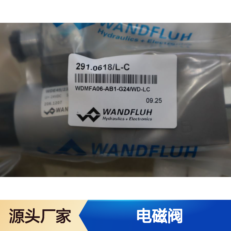 WDMFA06-AB1-G24/WD-LC 瑞士WANDFLUH万福乐电磁阀 WDE45/23X50
