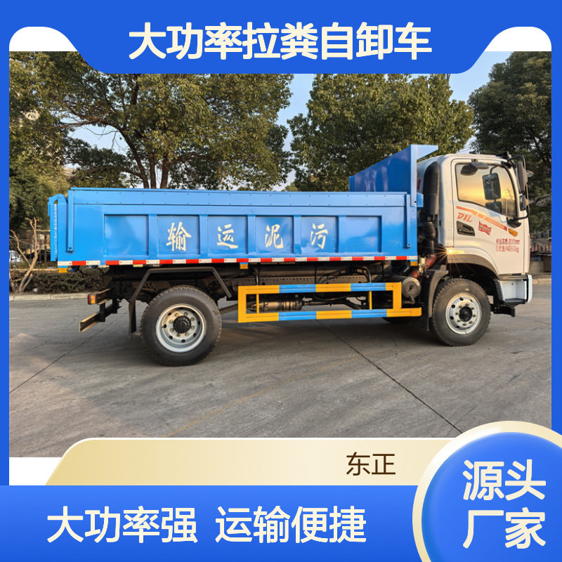 柴油大功率拉粪自卸车 牛粪运输车 5方至20立方加固加密粪便清粪车