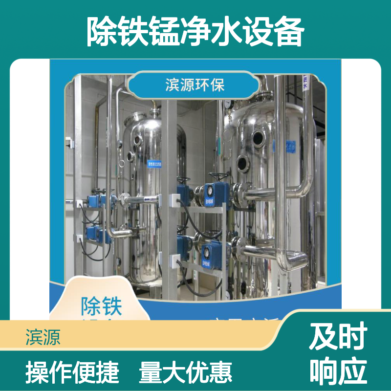 滨源 除铁锰净水设备 自动化控制 故障报警 安全可靠 应用广泛