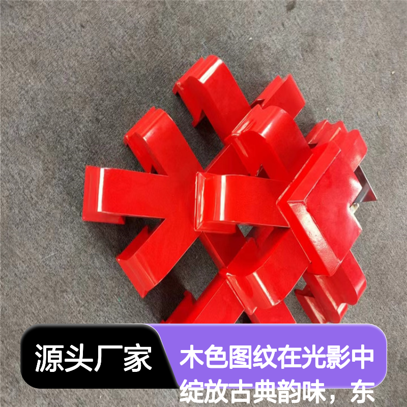 木色图纹铝幕墙板 绽放古典韵味 东方雅致家居艺术 厚度公差150um