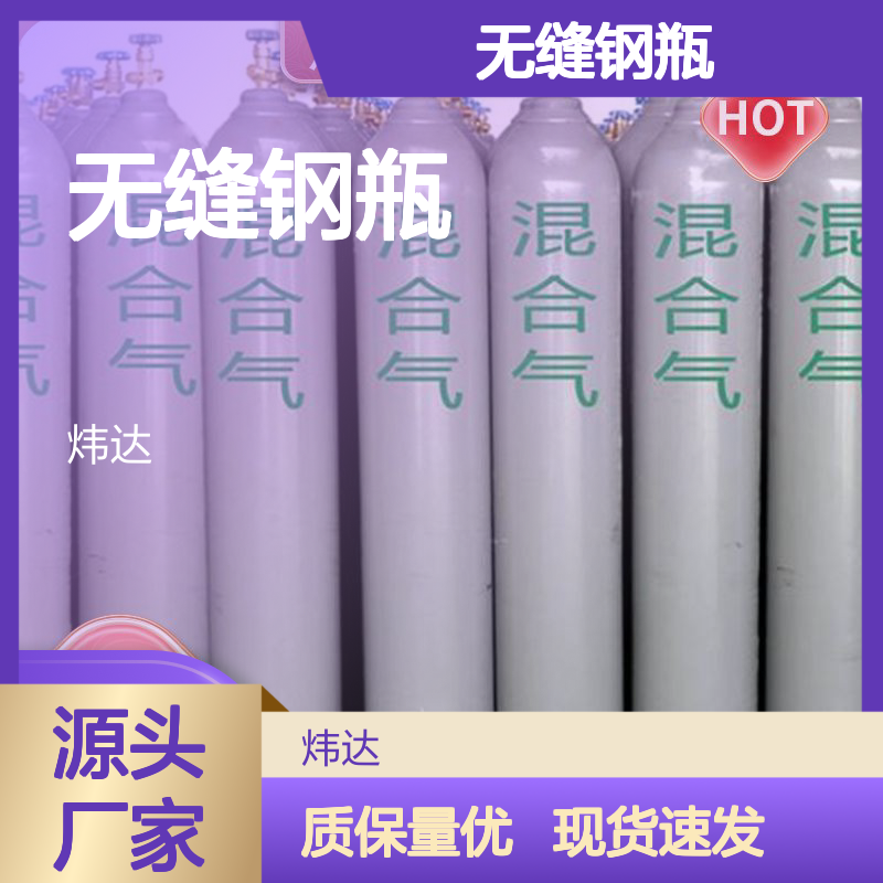 强效防护 混合气(屏蔽气)半导体制造用 炜达无缝钢瓶防污染