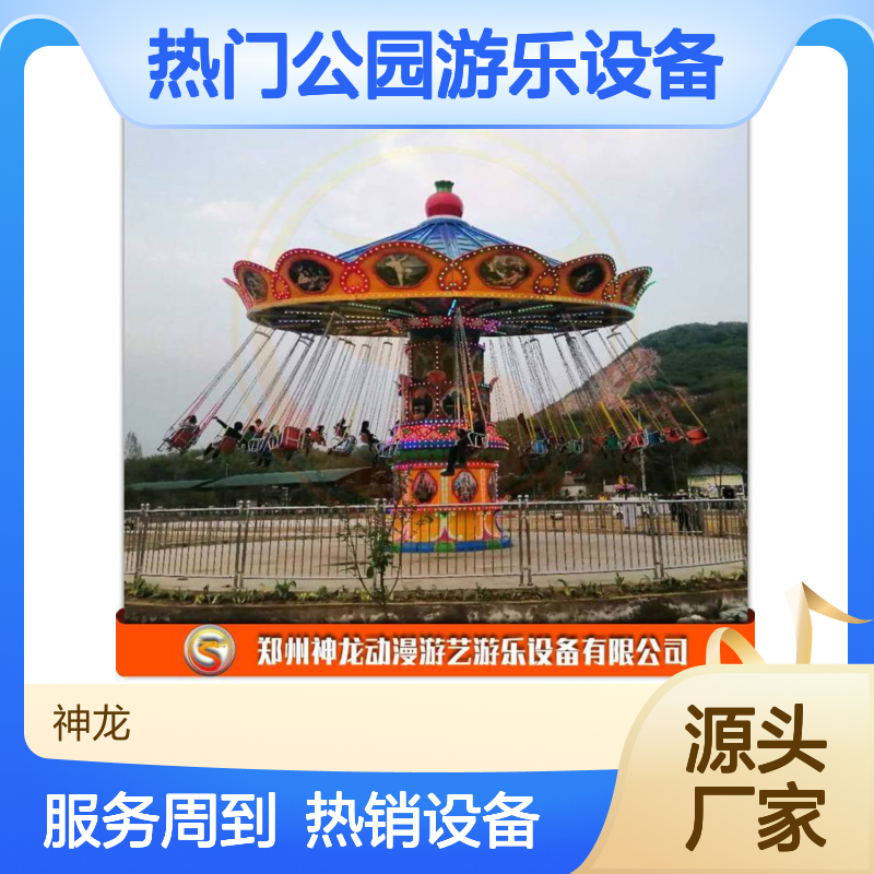 神龙游乐供应 热门公园游乐设备 36座摇头飞椅