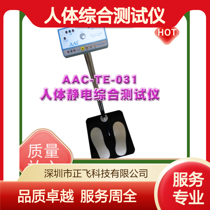 正飞TE-031 人体综合测试仪 符合ESD标准 静电手环鞋检测