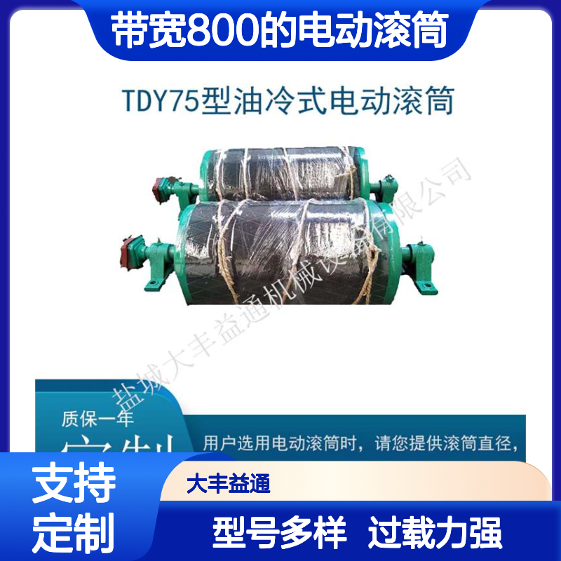 带宽800的电动滚筒型号图片 YZ油浸式辊筒 支持定制