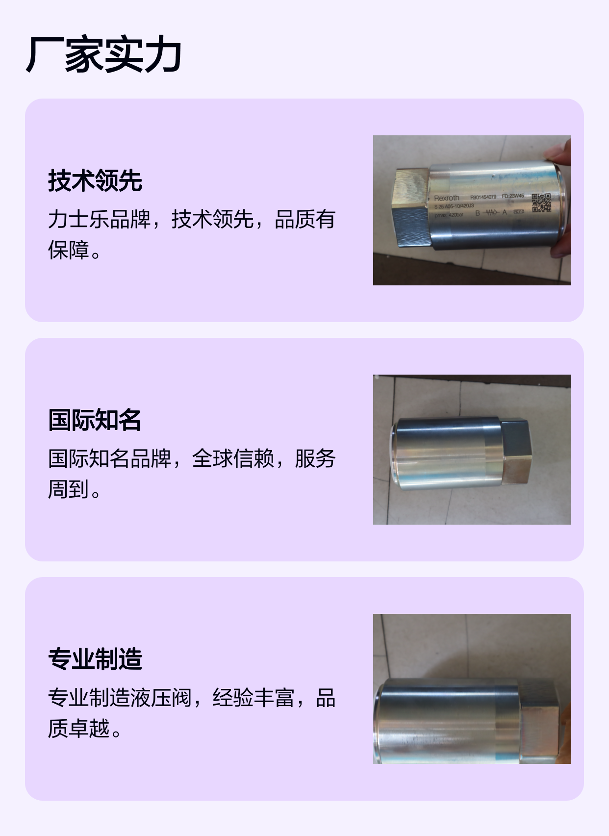 S25A05-10/420J3 S25A05-1X/420J3 R901454079 力士乐REXROTH单向阀