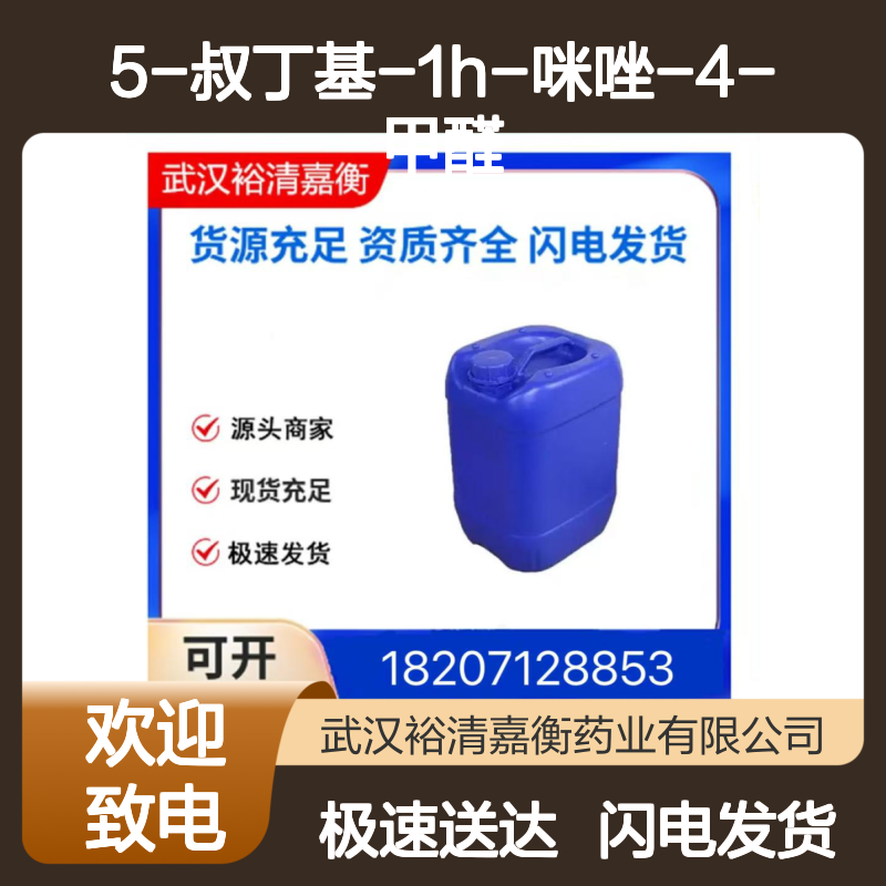 医药中间体5-叔丁基-1H-咪唑-4-甲醛CAS714273-83-3 米白色固体